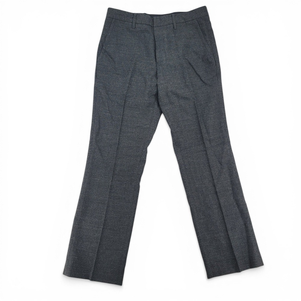Armani Exchange Mens 31R Dress Pants Wool Gray Straight Leg Career Classic EUC